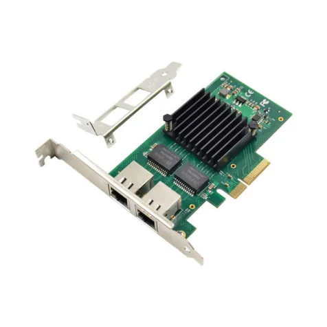 Intel OT-ST727 PCIe X4 I350-T2 Dual RJ45 10/100/1000Mbps Gigabit Ethernet Card