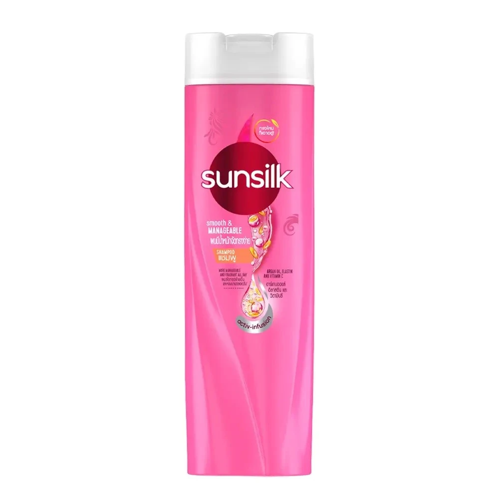 Sunsilk Smooth & Manageable Shampoo (Pink) - 425ml