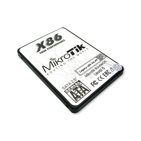 MikroTik 2.5in SATA 32GB SSD UEFI x86 RouterOS 64bit License (Pre-Install) Level 6
