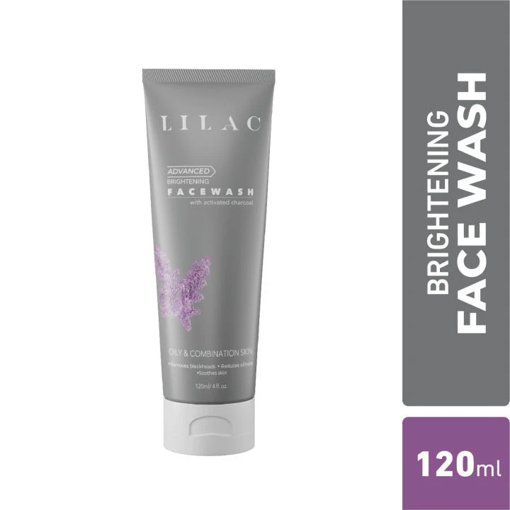 Lilac Facewash with Activated Charcoal
