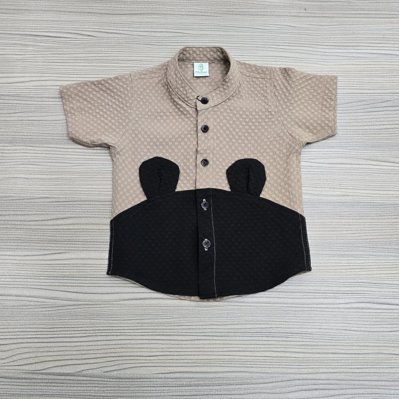 Little Bear Cotton Waffle Kids' Shirt
