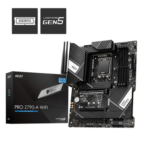 MSI PRO Z790-A WIFI DDR5 Intel 12/13/14th Gen ATX Motherboard
