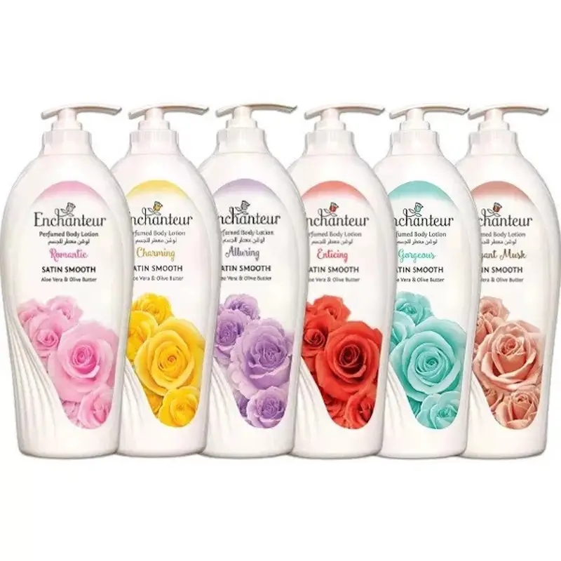 Enchanteur Satin Smooth Perfumed Body Lotion - Elegant Musk (500ml)