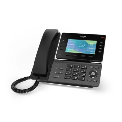 SNOM D862 8-SIP PoE Desk Black IP Phone Set