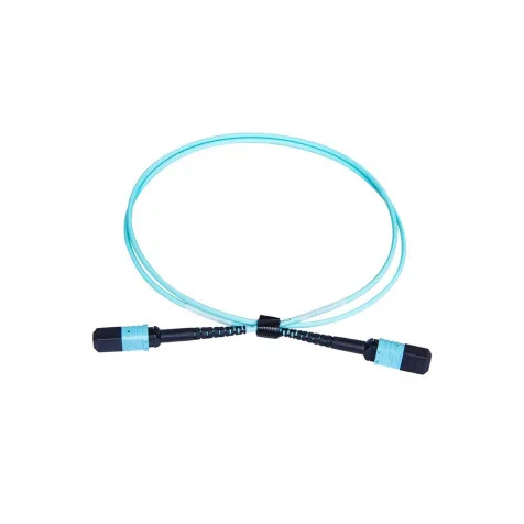OTECH MPO 12C OM3 LSZH 1 Meter Multi-Mode 40G/100G Fiber Patch Cord
