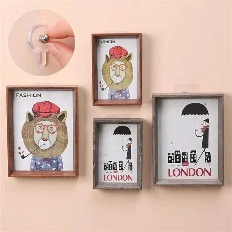 Hook Non-Marking Screw 5 Pcs Punch-Free Wall Stickers Home Seamless Nail With Nut And Nut Cap
