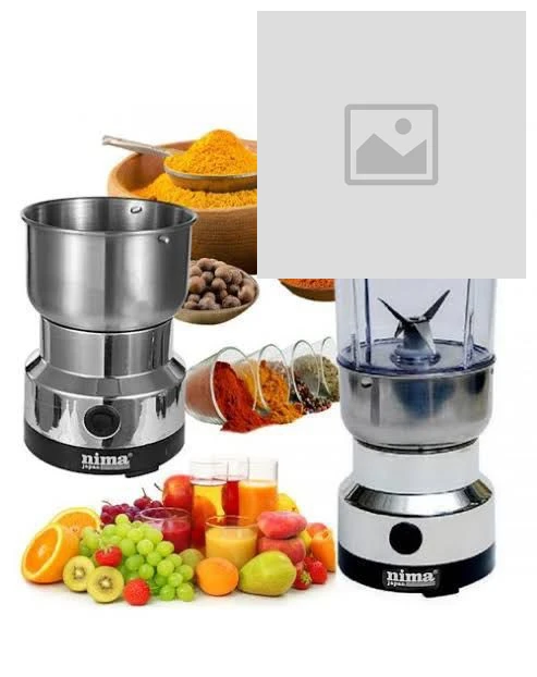 Nima 2-in-1 Electric Spice Grinder and Blender/Juicer Set  Nima Japan Electric Spice Grinder – Multi-functional Kitchen Powerhouse!