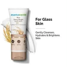 Mamaearth Rice Dewy Bright Face Wash (100ml)