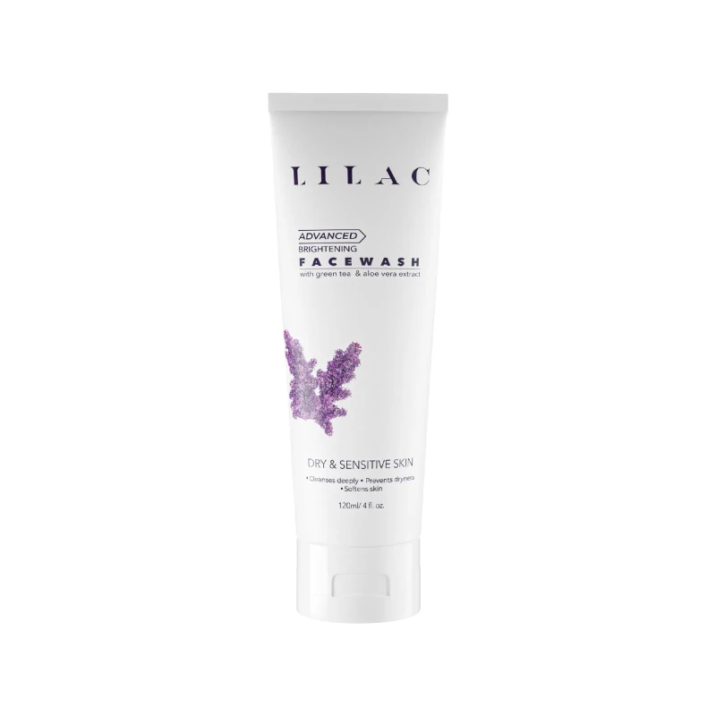 Lilac Facewash with Green Tea & Aloe Vera