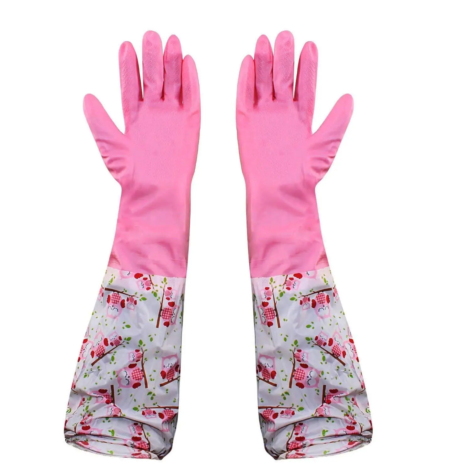 Reusable Waterproof Household Latex Hand Gloves for Kitchen Dish Washing Laundry Cleaning Gardening and Sanitation