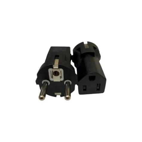 Well Shin WS-156 Adapter 10A 250V EU Plug to NEMA 5-15R Connector