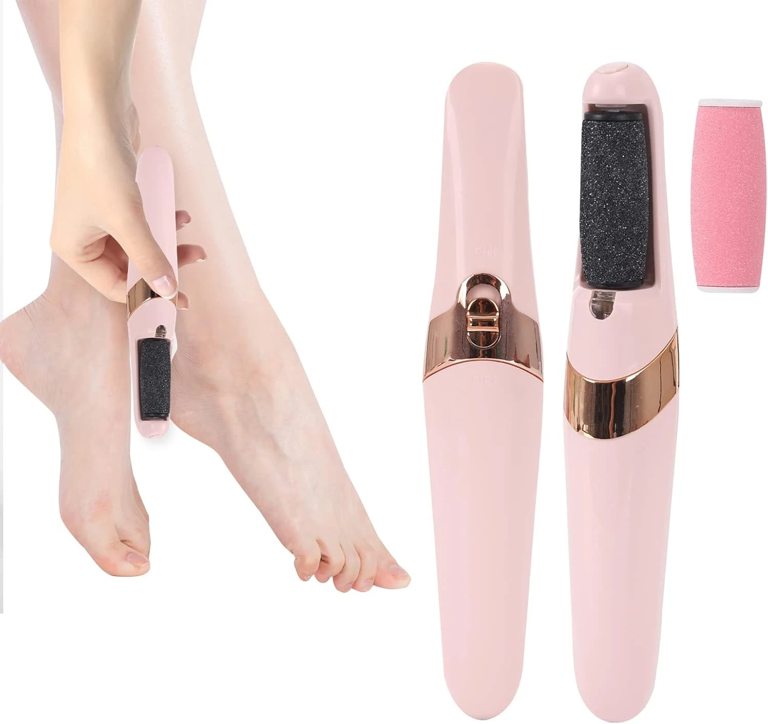 Powerful Electric Foot Callus Remover: Professional Pedicure Kit