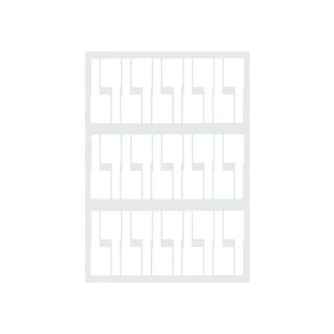 OTECH Wire Tags Labels Sticker PVC Self Adhesive A4 210x297mm (Tags 30Pcs/Sheet) White