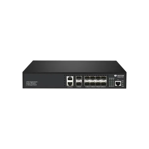 BDCOM S2900-2T10X 10G Switch–12-Port L2/L3 Managed Switch