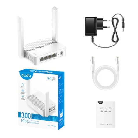 Cudy WR300 N300 300Mbps WiFi Router | Multi-Mode Wireless Router in Bangladesh