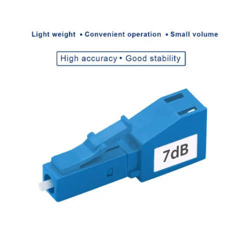 Otech 7dB Fiber Optic Attenuator LC/UPC Male to Female SM