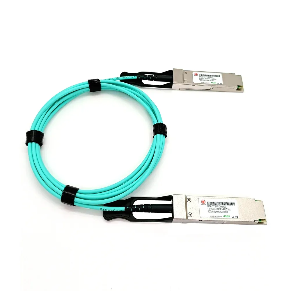 OTECH 40G QSFP+ to 40G QSFP+ OM3 AOC Active Optical Cable 5 Meter