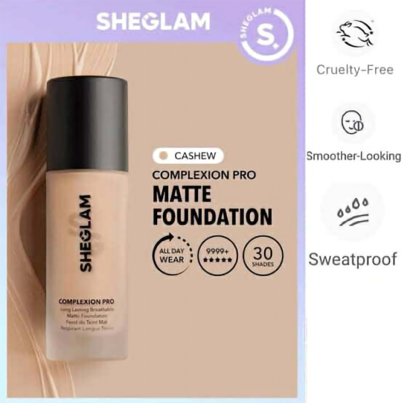 SHEGLAM Complexion Pro Long Lasting Matte Foundation