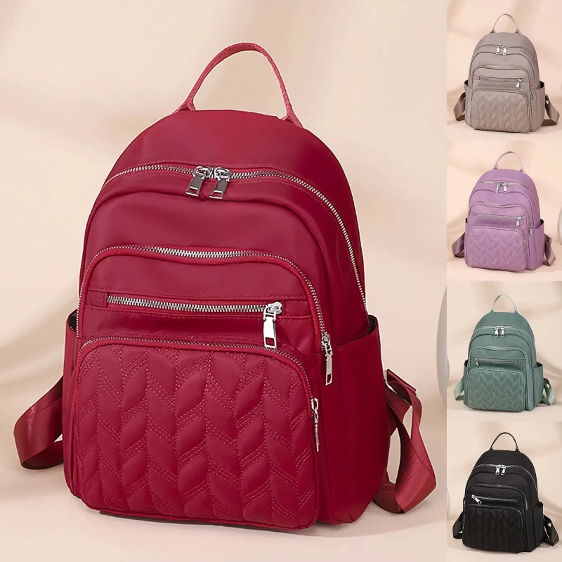 Premium High-Quality Nylon Travel & School Backpack for Women