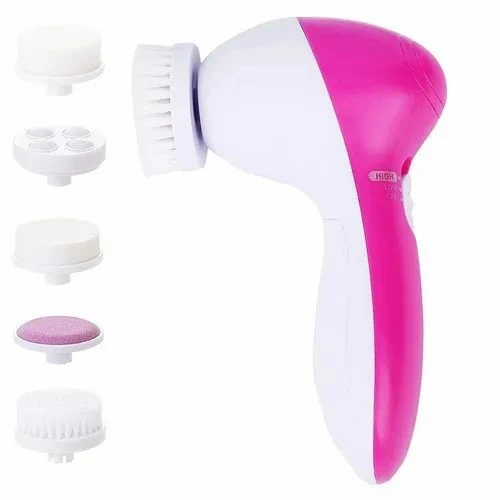 5-in-1 Skin Care Massager & Beauty Face Wash Cleanser Brush