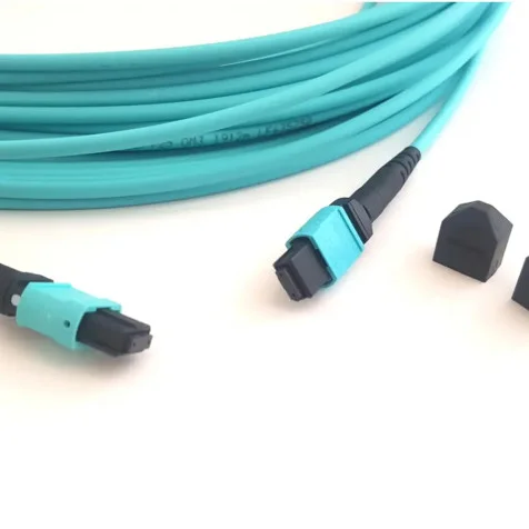 OTECH MPO 12C OM3 LSZH 1 Meter Multi-Mode 40G/100G Fiber Patch Cord