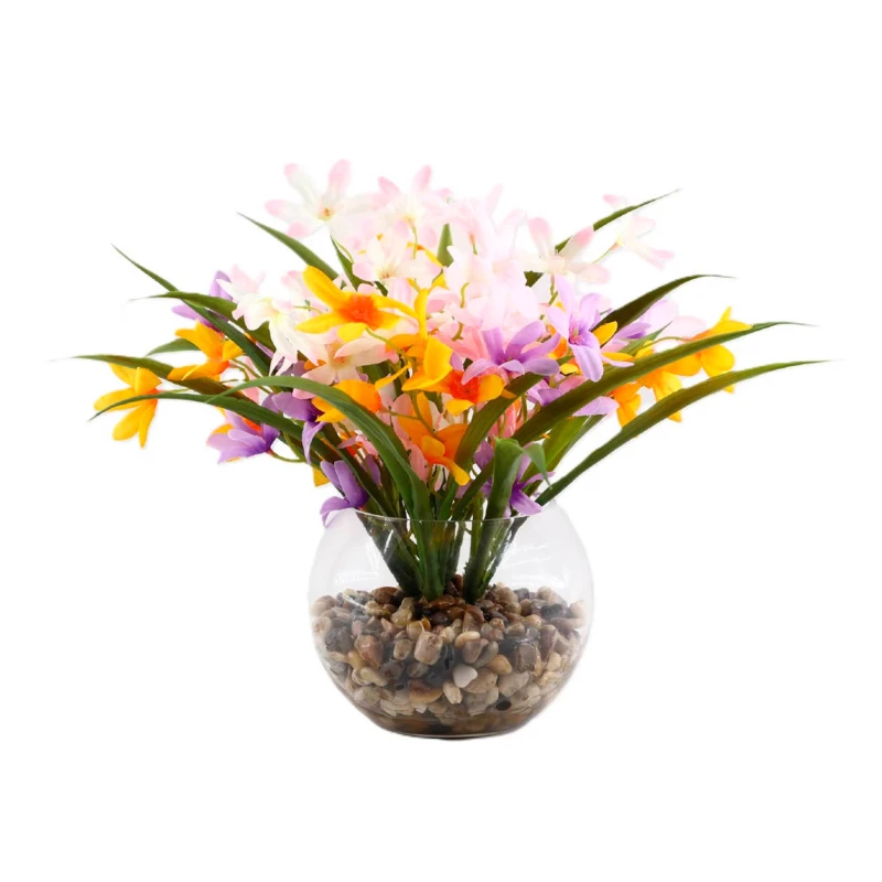 The Perfect Floral Duo A Symphony of Pink & Orange Elegance in Pairs