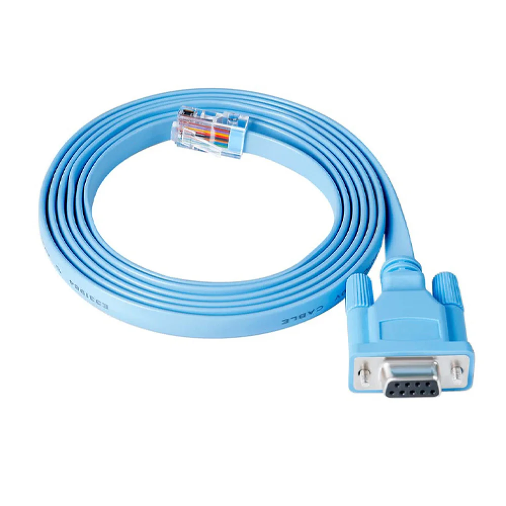 DB9 to RJ45 Console Cable 1.8m/6ft RS232 to RJ45 Compatible with Cisco