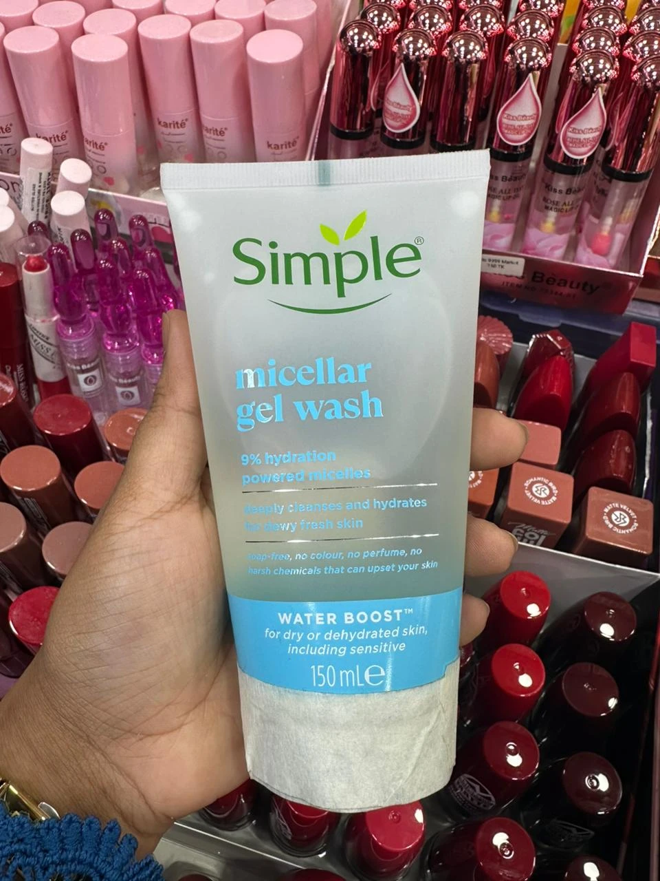Simple Water Boost Micellar Gel Wash (150ml)