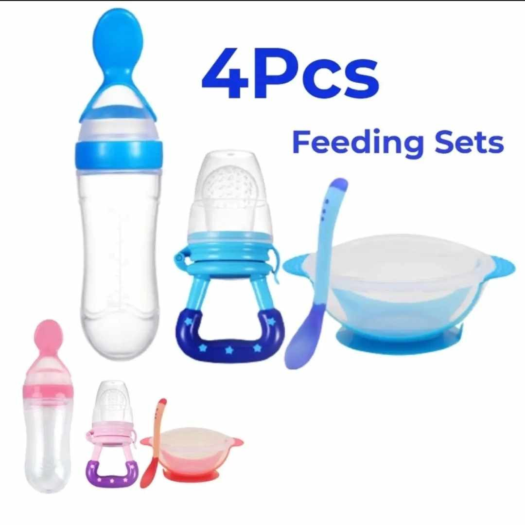 4-in-1 বেবি ফিডিং কম্বো সেট (Baby Feeding Combo)