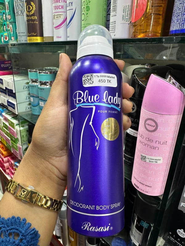 Rasasi Blue Lady Deodorant Body Spray for Women - 200ml