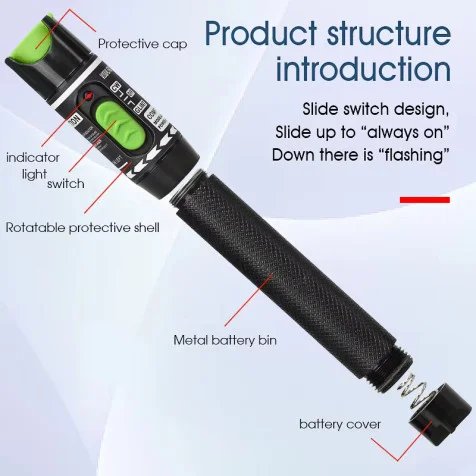 Optical Fiber Visual Fault Locator (VFL) 20mW VFL