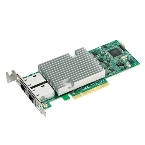 Supermicro 2xRJ45 10GbE Ports AOC-STG-i2T Rev. 2.01 PCIe x8 Intel X540 Ethernet Network Adapter