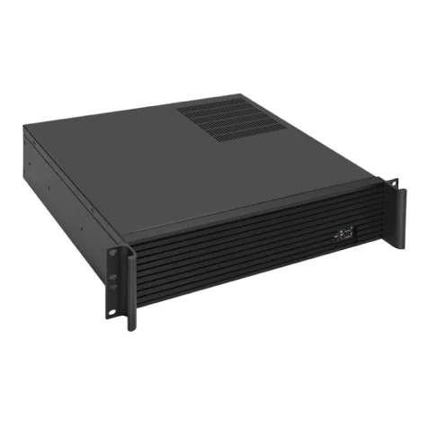OTECH 2U 19in X20RM Industrial Server Rack Mount Black Case
